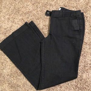 Ann Taylor Loft Flared Denim Pants